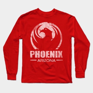 Retro Phoenix Arizona Vintage Fade Flag Long Sleeve T-Shirt